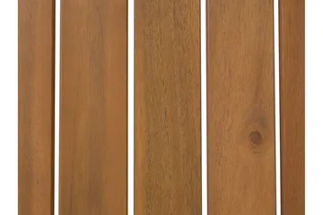 Des Moines Sidobord och Soffbord Utomhus 90 cm Trä Akacia - Ljusbrun - Utemöbler - Balkong - Balkongmöbler - Balkongbord