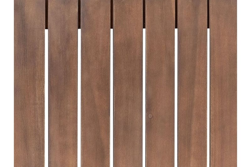 Des Moines Sidobord och Soffbord Utomhus 90 cm Trä - mörkbrun - Utemöbler - Balkong - Balkongmöbler - Balkongbord