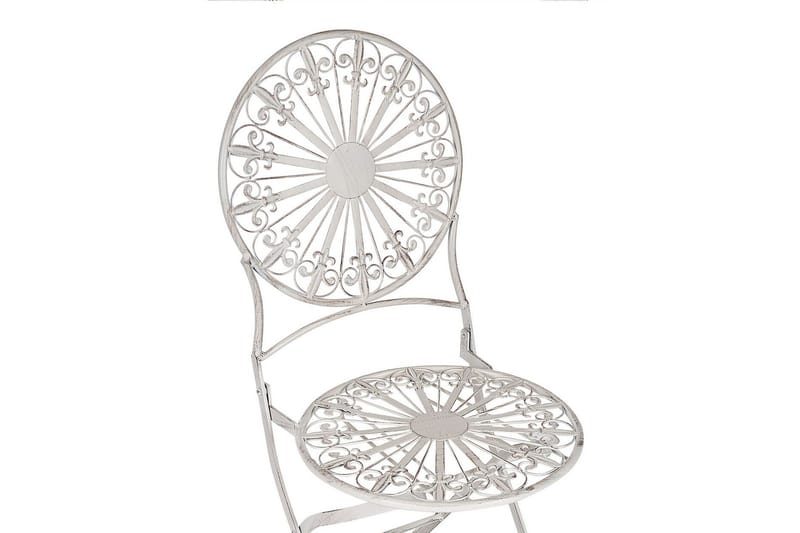 Dursley Matstol Utomhus - Vit - Utemöbler - Balkong - Balkongmöbler - Balkongstol