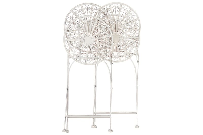 Dursley Matstol Utomhus - Vit - Utemöbler - Balkong - Balkongmöbler - Balkongstol