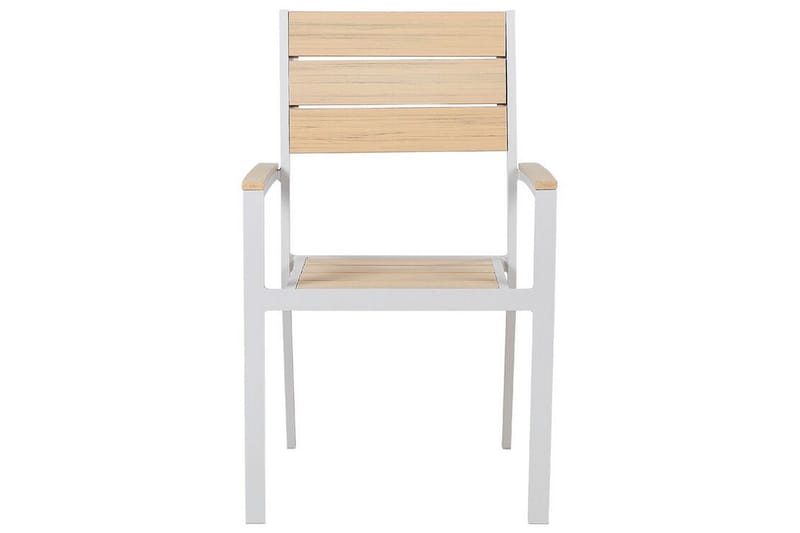 Edmundston Karmstol Utomhus 4 st - Beige/Vit - Utemöbler - Balkong - Balkongmöbler - Balkongstol