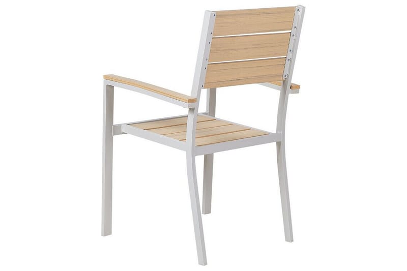 Edmundston Karmstol Utomhus - Beige/Vit - Utemöbler - Balkong - Balkongmöbler - Balkongstol