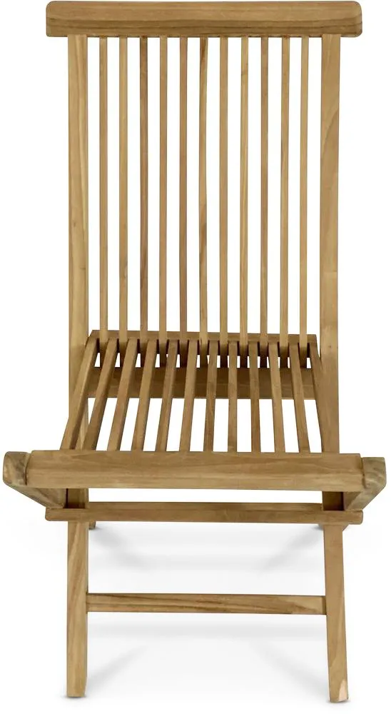 Fällbar teakstol utan armstöd för utomhusbruk | Saltö - Utemöbler - Balkong - Balkongmöbler - Balkongstol