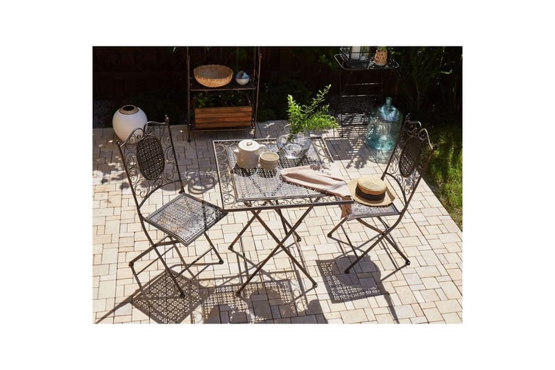 Fällbart bord Bormio - Utemöbler - Balkong - Balkongmöbler - Balkongbord