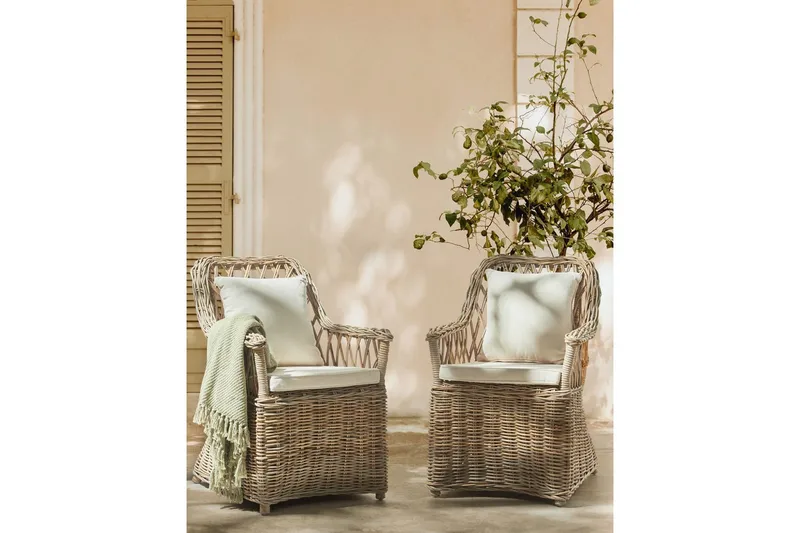 Fåtölj set om 2 Maros II - Utemöbler - Balkong - Balkongmöbler - Balkongstol