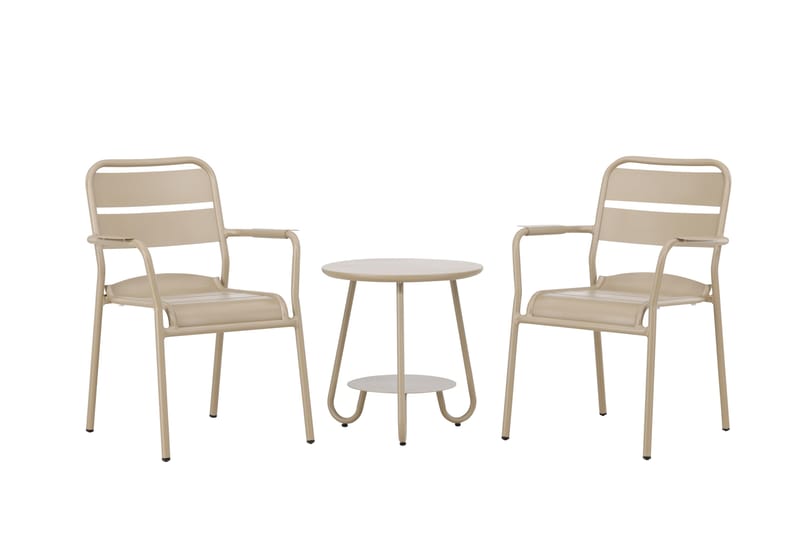 Faro Balkonggrupp 2-sits - Beige - Utemöbler - Balkong - Balkongmöbler - Balkonggrupp & balkongset