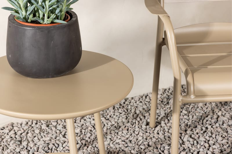 Faro Balkonggrupp 2-sits - Beige - Utemöbler - Balkong - Balkongmöbler - Balkonggrupp & balkongset