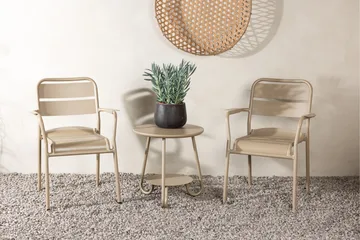 Faro Balkonggrupp 2-sits - Beige - Utemöbler - Balkong - Balkongmöbler - Balkonggrupp & balkongset