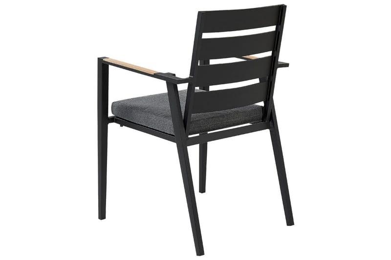 Fortify Karmstol Utomhus - Svart/Grå - Utemöbler - Balkong - Balkongmöbler - Balkongstol