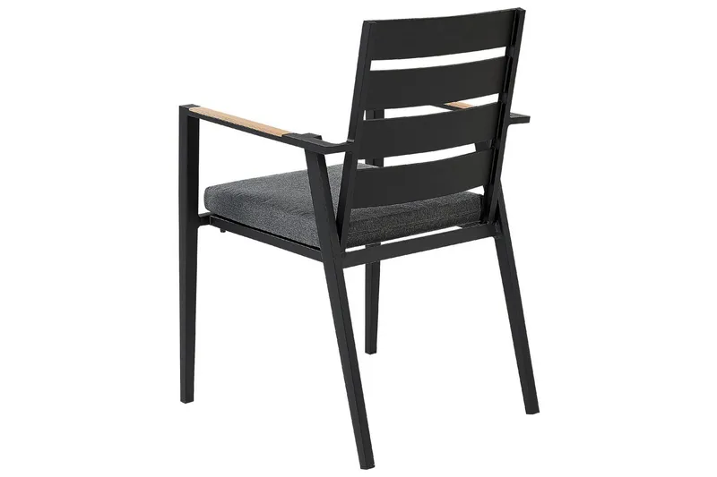 Fortify Karmstol Utomhus - Svart/Grå - Utemöbler - Balkong - Balkongmöbler - Balkongstol