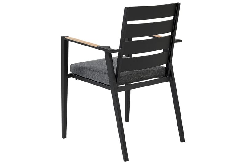 Fortify Karmstol Utomhus - Svart/Grå - Utemöbler - Balkong - Balkongmöbler - Balkongstol