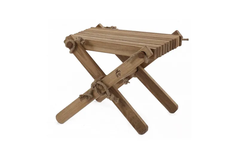 Fotpall EcoFurn Lilli Ek Oljad - Ek Oljad - Utemöbler - Balkong - Balkongmöbler - Balkongstol