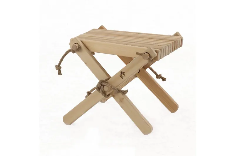 Fotpall EcoFurn Lilli Lärk, Lärk