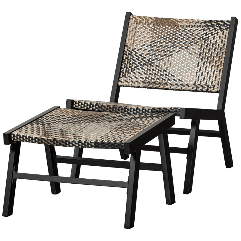 Fotpall Pom 57 cm Utomhus - Flerfärgad - Utemöbler - Balkong - Balkongmöbler - Balkongstol