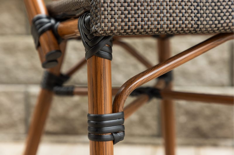 Guarda Matstol Utomhus 50 cm - Svart - Utemöbler - Balkong - Balkongmöbler - Balkongstol