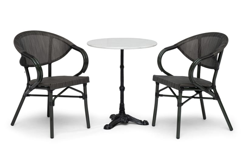 Hillerstorp Äppelhed Caféstol - Skogsgrön - Utemöbler - Balkong - Balkongmöbler - Balkongstol