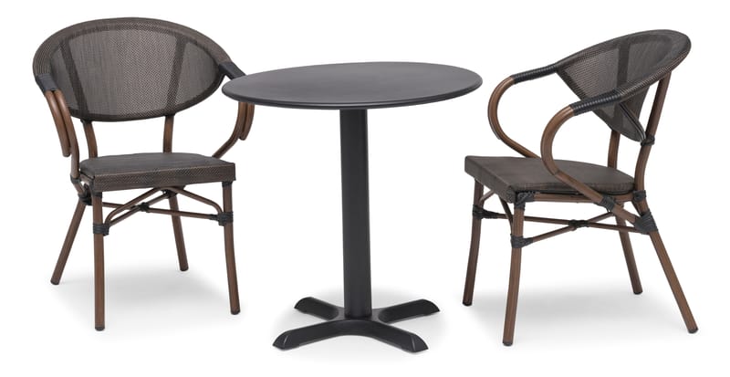 Hillerstorp Äppelhed Caféstol - Svart - Utemöbler - Balkong - Balkongmöbler - Balkongstol