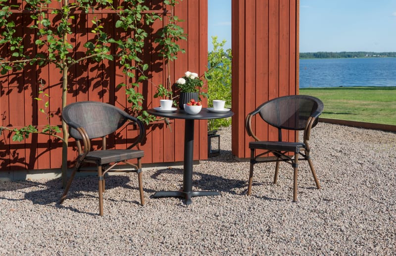 Hillerstorp Äppelhed Caféstol - Svart - Utemöbler - Balkong - Balkongmöbler - Balkongstol