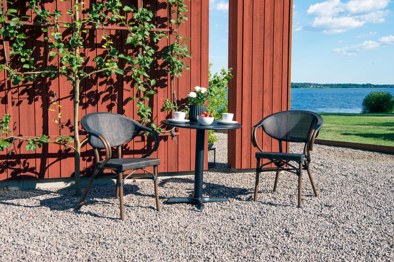 Hillerstorp Äppelhed Caféstol - Svart - Utemöbler - Balkong - Balkongmöbler - Balkongstol