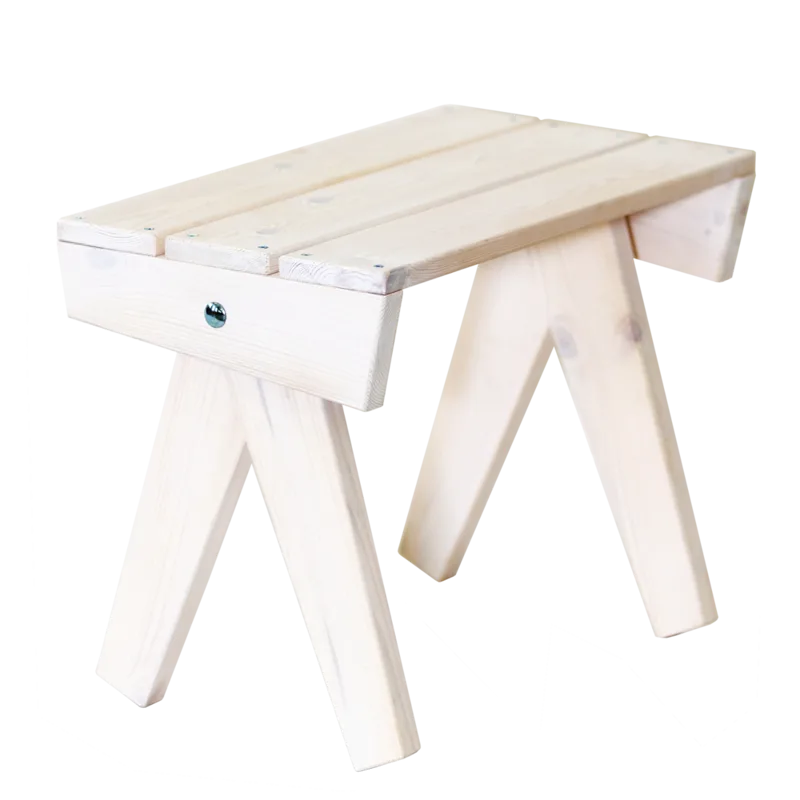 Hillerstorp EcoFurn Utebord Granny Furu Oljad Vit, Vit