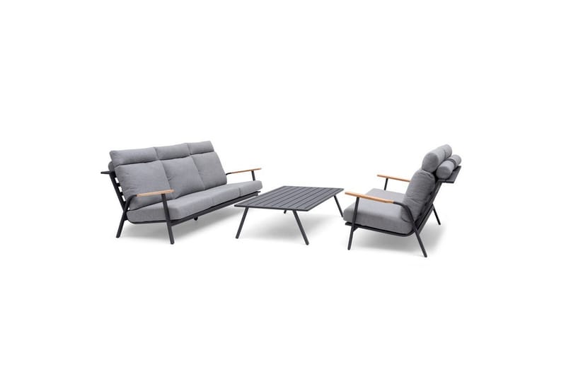 Hillerstorp Kungshult Utebord 81 x 140 cm Grå - Utemöbler - Balkong - Balkongmöbler - Balkongbord