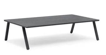 Hillerstorp Kungshult Utebord 81 x 140 cm Grå - Utemöbler - Balkong - Balkongmöbler - Balkongbord