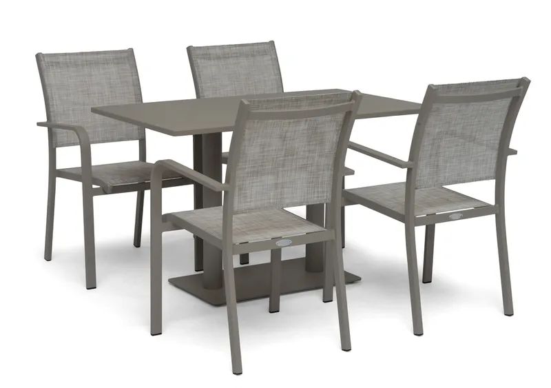 Hillerstorp Näsby Cafébord 70 x 120 cm Sand - Sand - Utemöbler - Balkong - Balkongmöbler - Balkongbord