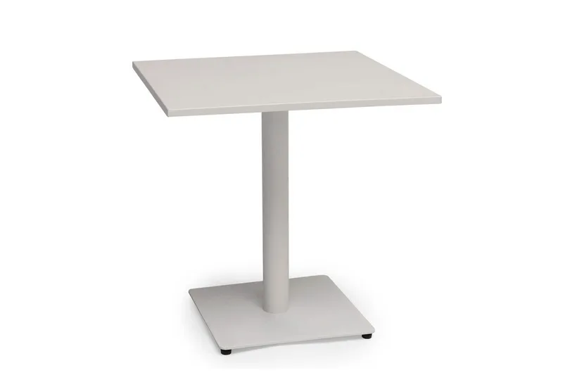 Hillerstorp Näsby Cafébord 70 x 70 cm Vit - Vit - Utemöbler - Balkong - Balkongmöbler - Balkongbord