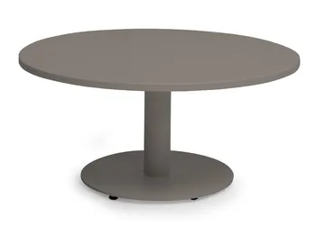 Hillerstorp Näsby Soffbord Utomhus Ø80 cm Sand - Sand - Utemöbler - Balkong - Balkongmöbler - Balkongbord