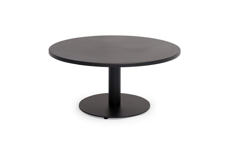 Hillerstorp Näsby Soffbord Utomhus Ø80 cm Svart, Svart