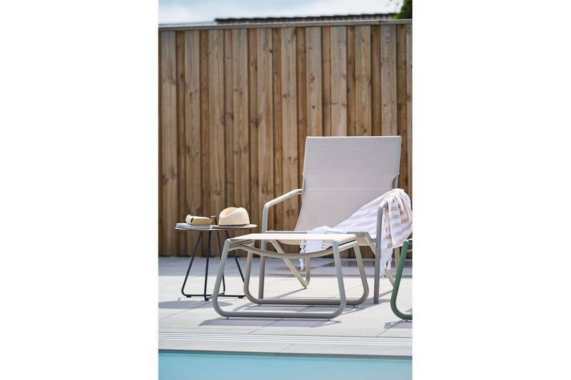 Hillerstorp Sandholma Fotpall Beige - Beige - Utemöbler - Balkong - Balkongmöbler - Balkongstol