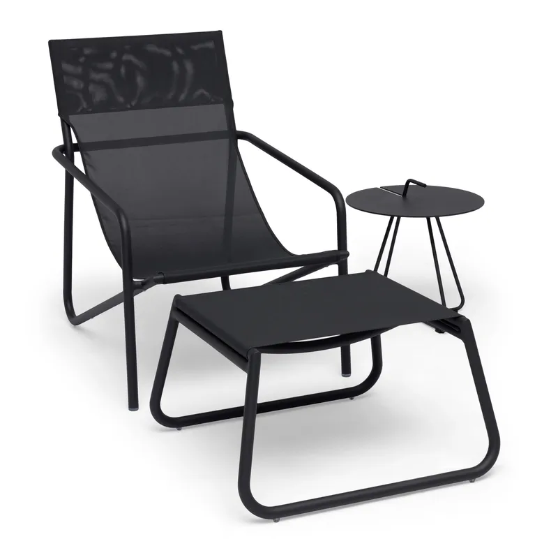 Hillerstorp Sandholma Utebord Ø44 cm Svart - Svart - Utemöbler - Balkong - Balkongmöbler - Balkongbord
