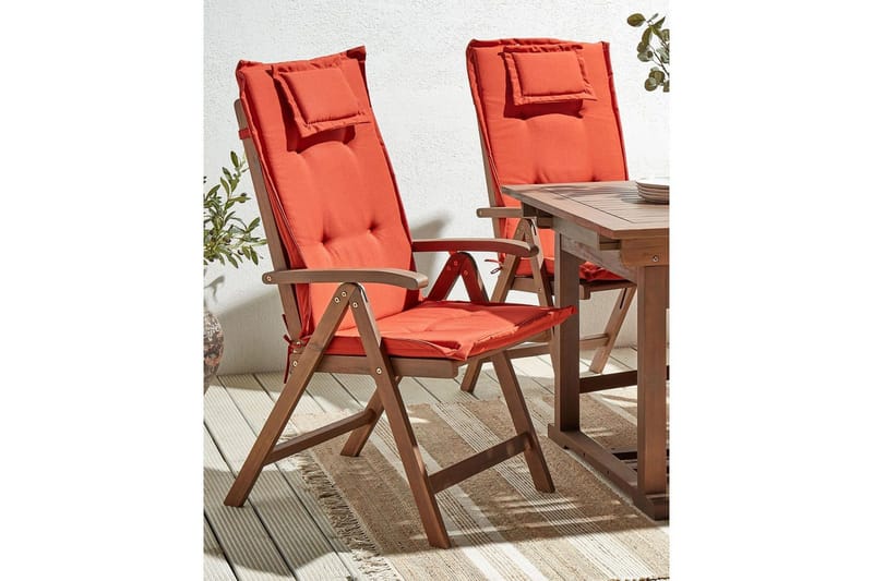 Hopfällbar möbeluppsättning Amantea set om 2 - Utemöbler - Balkong - Balkongmöbler - Balkongstol
