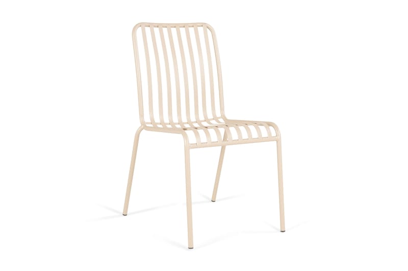 Jarva Matstol Utomhus i metall - Beige - Utemöbler - Balkong - Balkongmöbler - Balkongstol