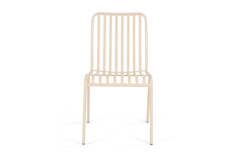 Jarva Matstol Utomhus i metall - Beige - Utemöbler - Balkong - Balkongmöbler - Balkongstol