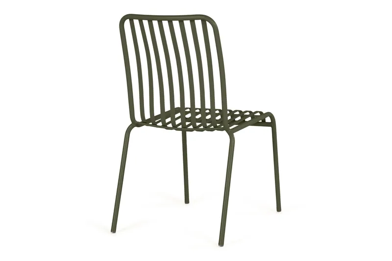 Jarva Matstol Utomhus i metall för balkong och uteplats - Grön - Utemöbler - Balkong - Balkongmöbler - Balkongstol