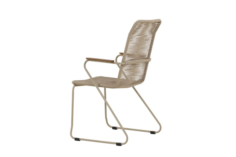 Karmstolar utomhus (med armstöd) Venture Home Bois Diningchair - Beige / Beige Rope FSC Mix Beige - Utemöbler - Balkong - Balkongmöbler - Balkongstol