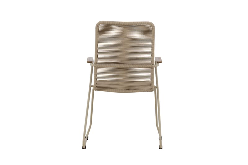 Karmstolar utomhus (med armstöd) Venture Home Bois Diningchair - Beige / Beige Rope FSC Mix Beige - Utemöbler - Balkong - Balkongmöbler - Balkongstol