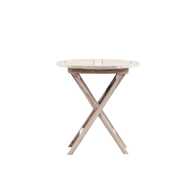 Kenya Cafébord 70 cm - Whitewash - Utemöbler - Balkong - Balkongmöbler - Balkongbord