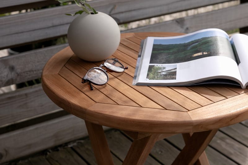 Kenya Soffbord 50 cm Beige - Venture Home - Loungebord & soffbord utomhus - Balkongbord