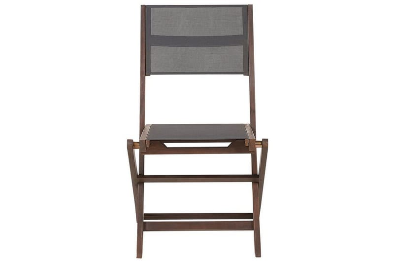 Kettelle Klappstol Utomhus 57x50x90 cm - Mörkbrun/Grå - Utemöbler - Balkong - Balkongmöbler - Balkongstol