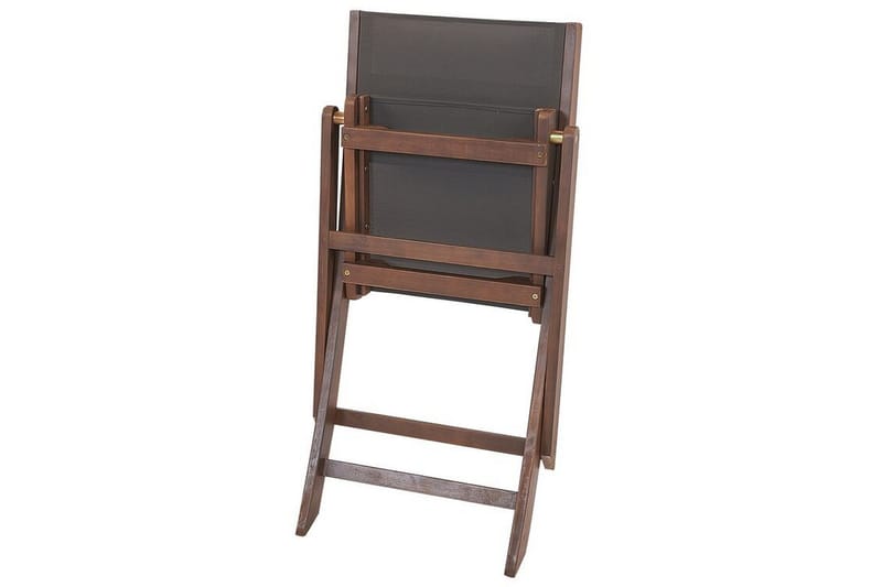 Kettelle Klappstol Utomhus 57x50x90 cm - Mörkbrun/Grå - Utemöbler - Balkong - Balkongmöbler - Balkongstol