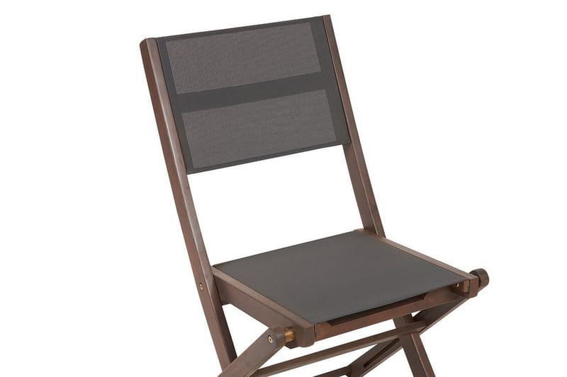 Kettelle Klappstol Utomhus 57x50x90 cm - Mörkbrun/Grå - Utemöbler - Balkong - Balkongmöbler - Balkongstol