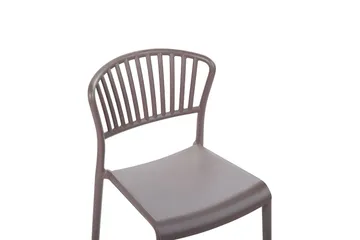 Leverano Matstol Utomhus - Beige - Utemöbler - Balkong - Balkongmöbler - Balkongstol