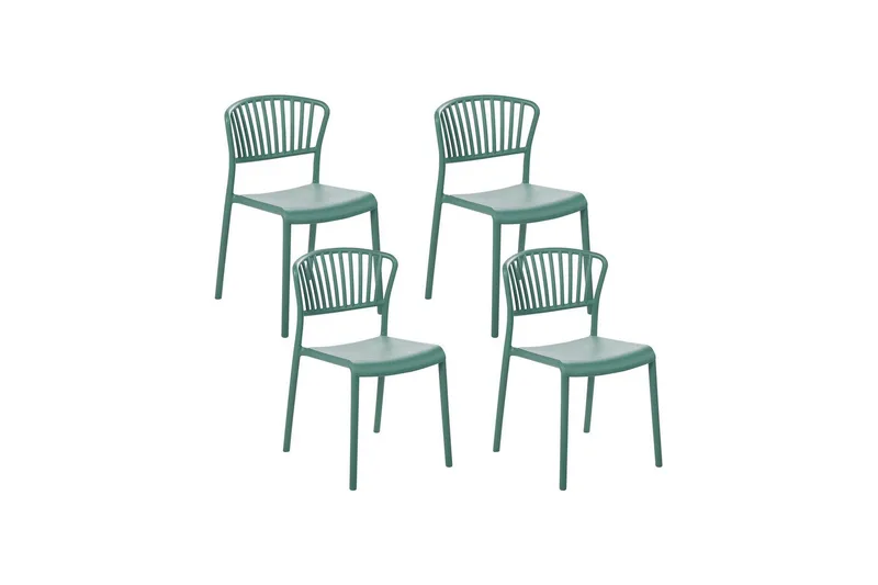 Leverano Matstol Utomhus - Grön - Utemöbler - Balkong - Balkongmöbler - Balkongstol