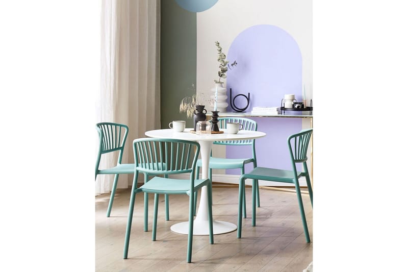 Leverano Matstol Utomhus - Grön - Utemöbler - Balkong - Balkongmöbler - Balkongstol