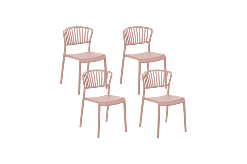 Leverano Matstol Utomhus - Rosa - Utemöbler - Balkong - Balkongmöbler - Balkongstol