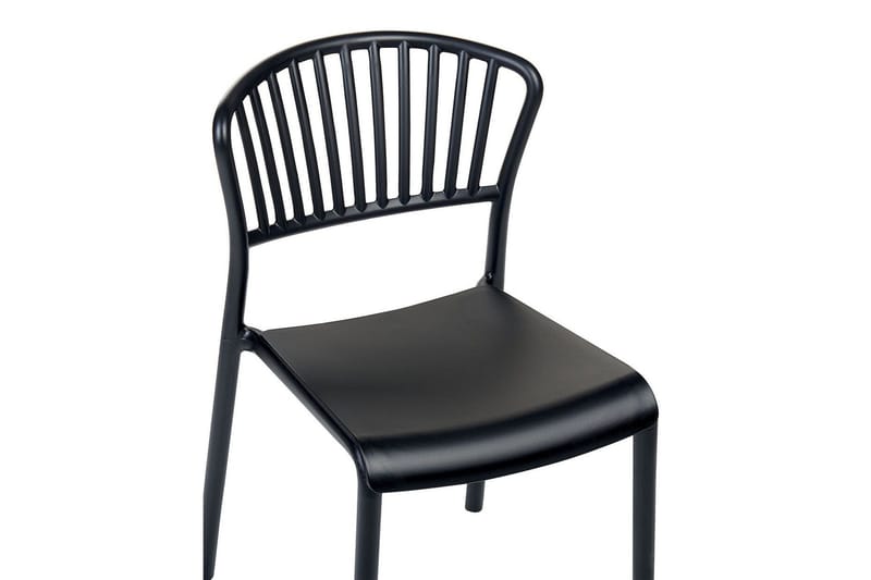 Leverano Matstol Utomhus - Svart - Utemöbler - Balkong - Balkongmöbler - Balkongstol