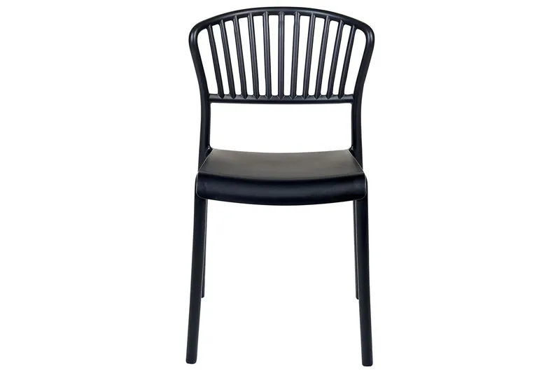 Leverano Matstol Utomhus - Svart - Utemöbler - Balkong - Balkongmöbler - Balkongstol