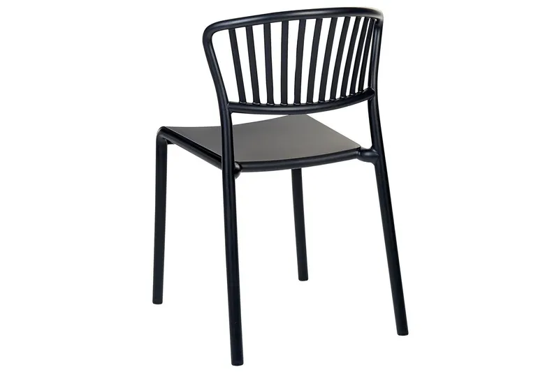 Leverano Matstol Utomhus - Svart - Utemöbler - Balkong - Balkongmöbler - Balkongstol